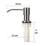 Casa si Gradina - Sanitare - Suporturi si accesorii baie - Dispensere - Dispenser de sapun lichid si detergent pentru chiuveta, pentru blat de maxim 5 cm, dozator fara rezervor - Infinity.ro