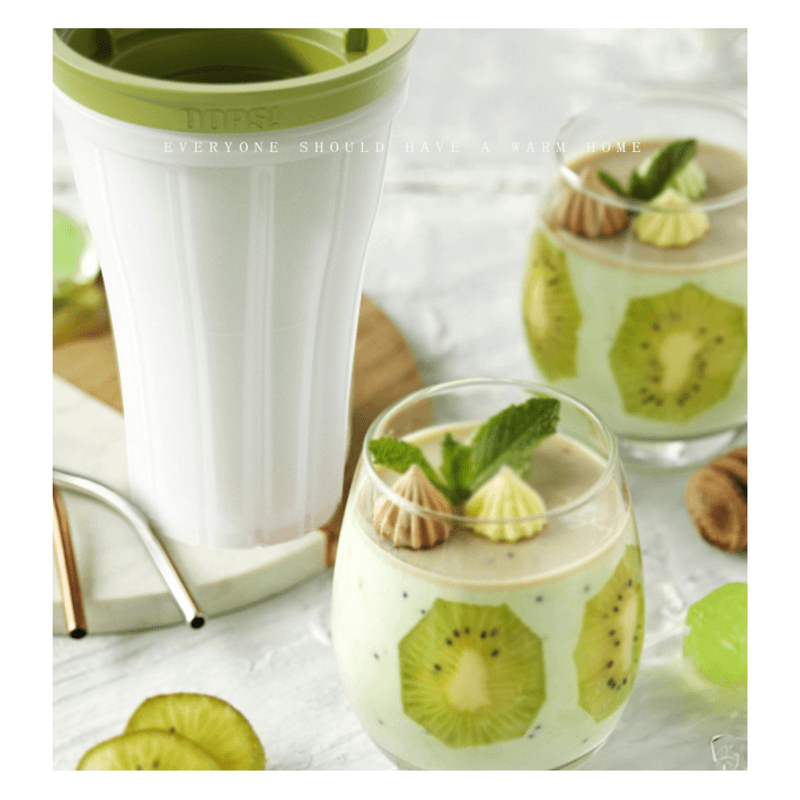 Casa si Gradina - Bucatarie si vesela - Cani si pahare - Pahare - Pahar pentru preparare bautura racoritoare slush, smoothie, granita, DIY in 5 minute - Slushy Cup, 150 ml, Verde avocado - Infinity.ro