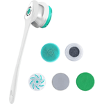 Ingrijire personala si Cosmetice - Ingrijire personala - Ingrijire corp - Bureti de baie - Perie electrica rotativa premium pentru baie/dus cu maner de 40 cm detasabil, 5 capete diferite si 3 viteze, incarcabila - Infinity.ro