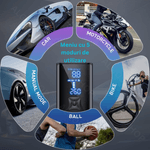 Sport si Outdoor - Ciclism - Accesorii pentru biciclete - Pompe biciclete - Pompa electrica multifunctionala, Reincarcabila cu acumulator 8000 mAh, pentru umflat roti, mingi si articole gonflabile - Infinity.ro