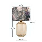 Casa si Gradina - Corpuri si surse de iluminat - Veioze si lampi - Veioze - Veioza, Opviq, ceramica, multicolor, inaltime 46 cm, 687HMY2439 - Infinity.ro