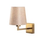 Casa si Gradina - Corpuri si surse de iluminat - Plafoniere, aplice si spoturi - Aplica, Opviq, metal, auriu crem, 18x24x30 cm - Infinity.ro