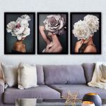 Casa si Gradina - Decoratiuni - Tablouri - Set tablouri decorative cu rama, Wallxpert, mdf, multicolor, 35x45 cm (3 bucati), 364LUL1335 - Infinity.ro