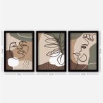 Casa si Gradina - Decoratiuni - Tablouri - Set tablouri decorative inramate, Wallxpert, mdf, multicolor, 35x45 cm (3 bucati), 364LUL1369 - Infinity.ro