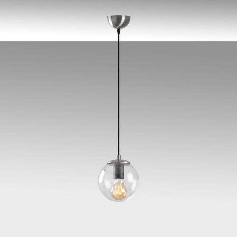 Casa si Gradina - Corpuri si surse de iluminat - Lustre si pendule - Lustra, Opviq, metal, argintiu, 15x15x110 cm, 584TTM1172 - Infinity.ro