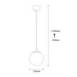 Casa si Gradina - Corpuri si surse de iluminat - Lustre si pendule - Lustra, Opviq, metal, argintiu, 15x15x110 cm, 584TTM1172 - Infinity.ro