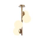 Casa si Gradina - Corpuri si surse de iluminat - Lustre si pendule - Candelabru, Opviq, metal, auriu, 32x53 cm, 521SHN3427 - Infinity.ro