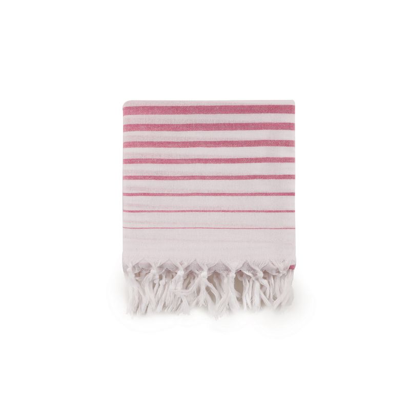 Casa si Gradina - Textile si covoare - Textile baie - Prosoape - Prosop de plaja fouta, L'essentiel Maison, fucsia, 90x180 cm, 100% bumbac - Infinity.ro