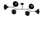 Casa si Gradina - Corpuri si surse de iluminat - Lustre si pendule - Candelabru, Opviq, metal, negru, 102x52 cm - Infinity.ro