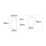 Casa si Gradina - Corpuri si surse de iluminat - Plafoniere, aplice si spoturi - Aplica, Opviq, metal, argintiu, sticla, 12x19 cm - Infinity.ro