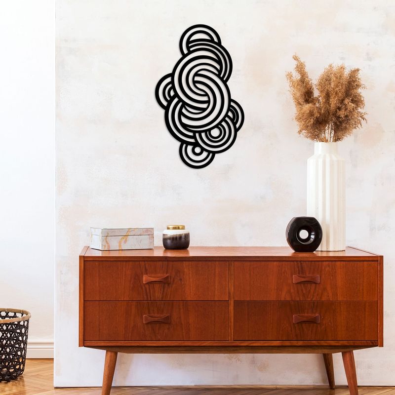 Casa si Gradina - Decoratiuni - Decoratiuni perete - Accesoriu decorativ de perete, Wallxpert, metal, negru, 70x43 cm - Infinity.ro