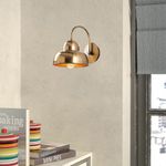 Casa si Gradina - Corpuri si surse de iluminat - Plafoniere, aplice si spoturi - Aplica, Opviq, metal, auriu, 20x27x24 cm - Infinity.ro