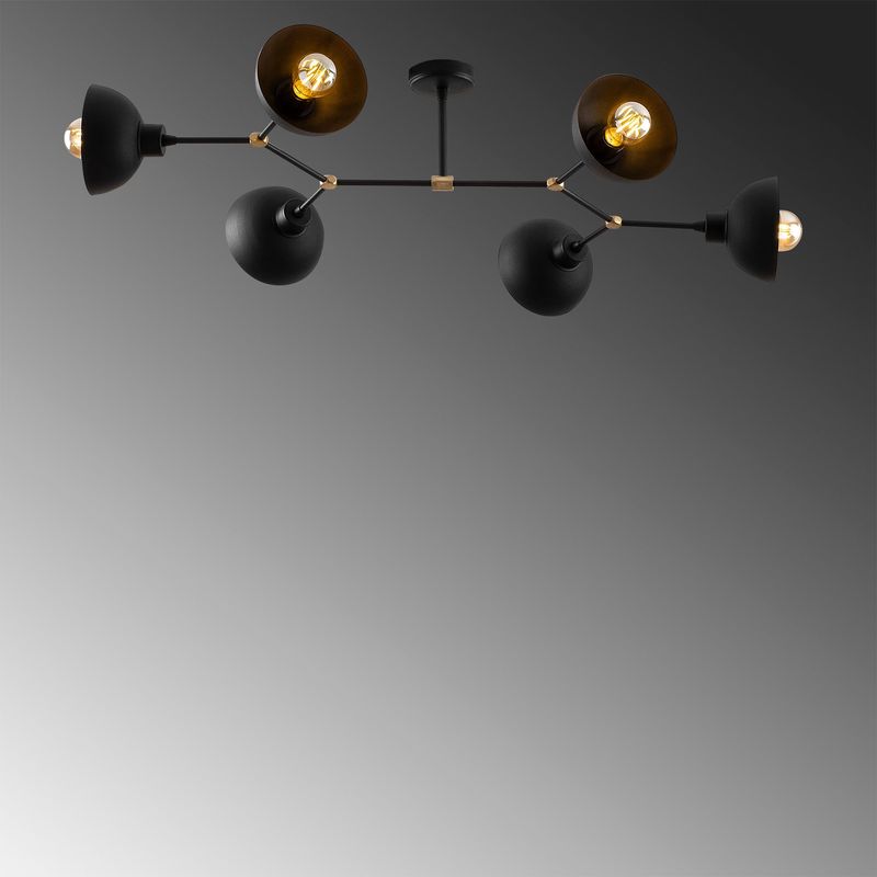 Casa si Gradina - Corpuri si surse de iluminat - Lustre si pendule - Candelabru, Opviq, metal, negru, 102x52 cm - Infinity.ro