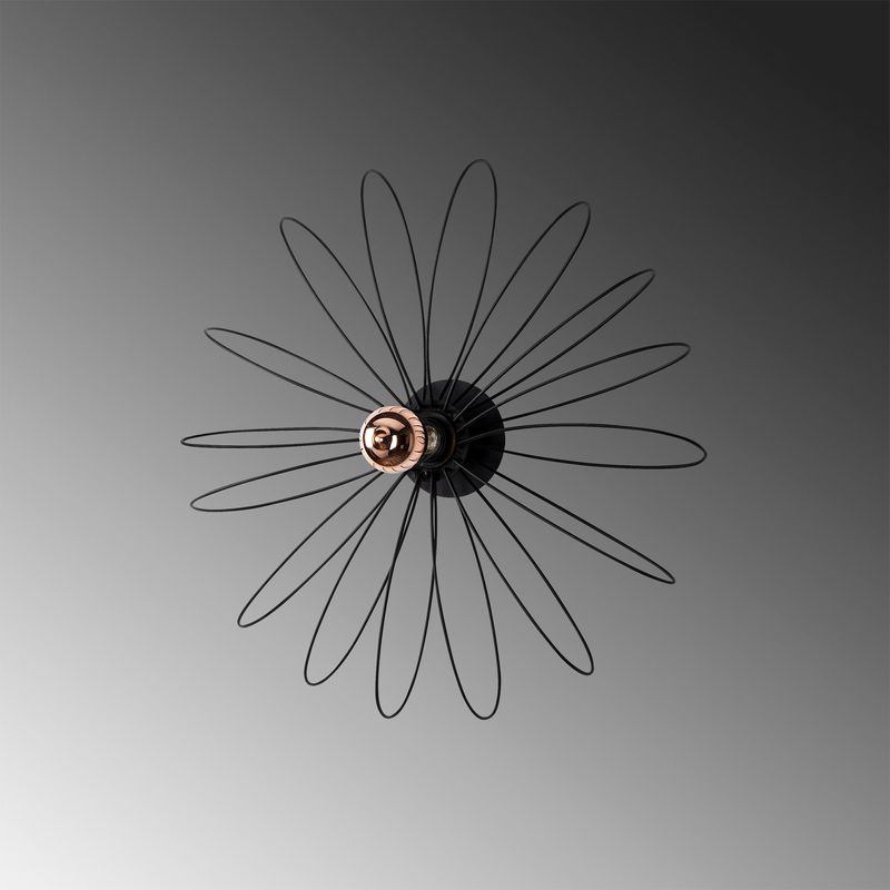 Casa si Gradina - Corpuri si surse de iluminat - Plafoniere, aplice si spoturi - Aplica de perete, Opviq, metal, negru, 58x12x58 cm - Infinity.ro