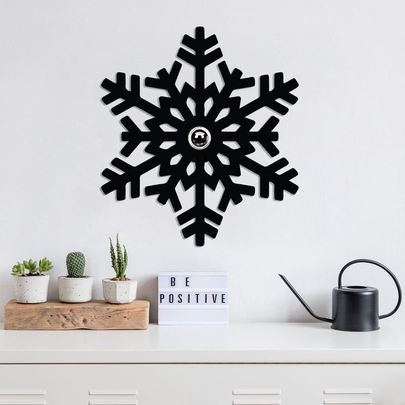 Casa si Gradina - Corpuri si surse de iluminat - Plafoniere, aplice si spoturi - Aplica de perete, Opviq, mdf, negru, 50x12x45 cm - Infinity.ro