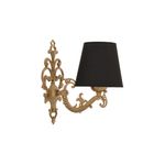 Casa si Gradina - Corpuri si surse de iluminat - Plafoniere, aplice si spoturi - Aplica, Opviq, metal, negru auriu, 24x26 cm - Infinity.ro