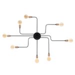 Casa si Gradina - Corpuri si surse de iluminat - Plafoniere, aplice si spoturi - Aplica de perete, Opviq, fier, negru si bronz, diametru 125 cm, inaltime 15 cm - Infinity.ro