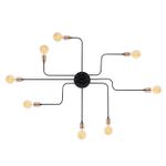 Casa si Gradina - Corpuri si surse de iluminat - Plafoniere, aplice si spoturi - Aplica de perete, Opviq, fier, negru si bronz, diametru 125 cm, inaltime 15 cm - Infinity.ro