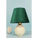 Casa si Gradina - Corpuri si surse de iluminat - Veioze si lampi - Veioze - Veioza, Opviq, ceramica, verde, inaltime 35 cm, 687HMY2468 - Infinity.ro