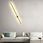 Casa si Gradina - Corpuri si surse de iluminat - Plafoniere, aplice si spoturi - Aplica de perete, Opviq, metal, negru, 121x6x10 cm - Infinity.ro