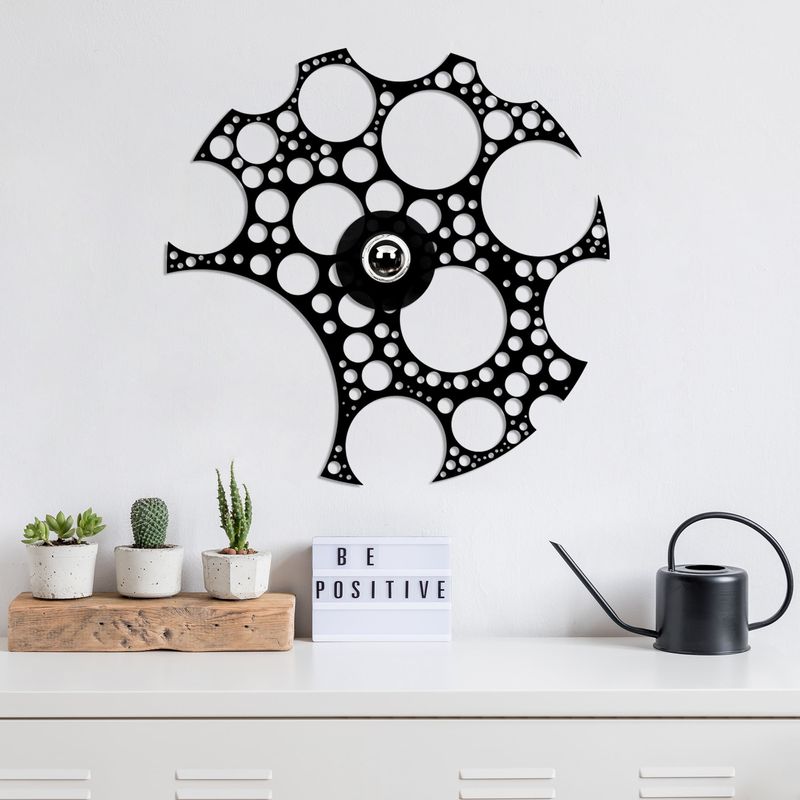 Casa si Gradina - Corpuri si surse de iluminat - Plafoniere, aplice si spoturi - Aplica de perete, Opviq, mdf, negru, 50x12x50 cm - Infinity.ro