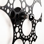 Casa si Gradina - Corpuri si surse de iluminat - Plafoniere, aplice si spoturi - Aplica de perete, Opviq, mdf, negru, 50x12x50 cm - Infinity.ro