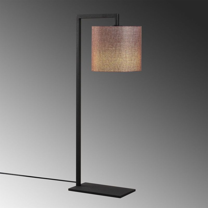 Casa si Gradina - Corpuri si surse de iluminat - Veioze si lampi - Veioze - Veioza, Opviq, metal, maro negru, 27x20x65 cm, 103OPV1383 - Infinity.ro
