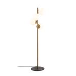 Casa si Gradina - Corpuri si surse de iluminat - Veioze si lampi - Lampadare - Lampadar, Opviq, metal, auriu, 32x32x130 cm, 521SHN1530 - Infinity.ro