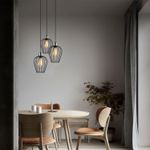 Casa si Gradina - Corpuri si surse de iluminat - Lustre si pendule - Candelabru, Opviq, metal, negru, diametru 41 cm, inaltime reglabila - Infinity.ro