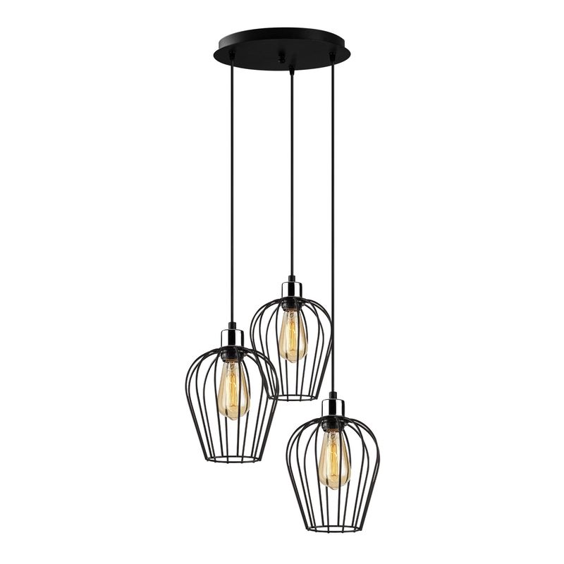 Casa si Gradina - Corpuri si surse de iluminat - Lustre si pendule - Candelabru, Opviq, metal, negru, diametru 41 cm, inaltime reglabila - Infinity.ro