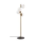 Casa si Gradina - Corpuri si surse de iluminat - Veioze si lampi - Lampadare - Lampadar, Opviq, metal, auriu, 32x32x130 cm, 521SHN1530 - Infinity.ro