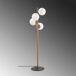 Casa si Gradina - Corpuri si surse de iluminat - Veioze si lampi - Lampadare - Lampadar, Opviq, metal, auriu, 32x32x130 cm, 521SHN1530 - Infinity.ro