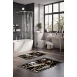 Casa si Gradina - Textile si covoare - Covoare - Covorase baie - Set covorase de baie, L'essentiel Maison, multicolor, 40x60 cm si 60x100 cm, 100% poliester, antiderapant, 323CTW1191 - Infinity.ro