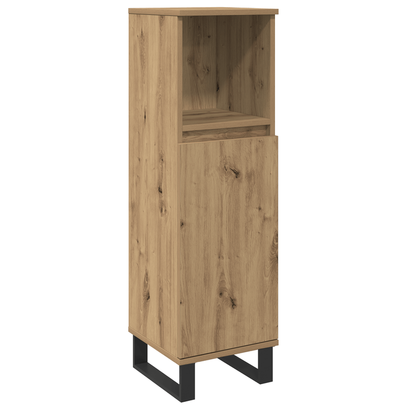 Casa si Gradina - Mobilier - Seturi de mobilier - Seturi baie - Set mobila pentru baie 3 piese Stejar artizanal Lemn tratat - Infinity.ro