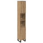 Casa si Gradina - Mobilier - Seturi de mobilier - Seturi baie - Set mobila pentru baie 3 piese Stejar artizanal Lemn tratat - Infinity.ro