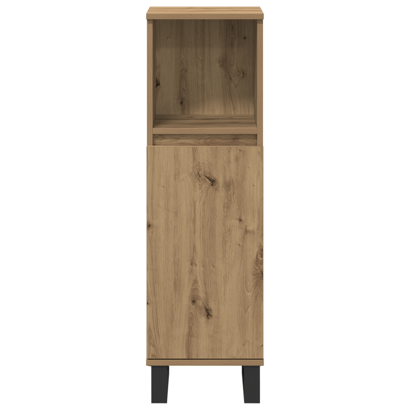 Casa si Gradina - Mobilier - Seturi de mobilier - Seturi baie - Set mobila pentru baie 3 piese Stejar artizanal Lemn tratat - Infinity.ro