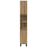 Casa si Gradina - Mobilier - Seturi de mobilier - Seturi baie - Set mobila pentru baie 3 piese Stejar artizanal Lemn tratat - Infinity.ro