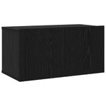 Casa si Gradina - Mobilier - Comode si corpuri - Comode - Set comoda TV cu raft Altele 4 pcs Stejar negru Mediu 60 x 30 x 30 cm - Infinity.ro