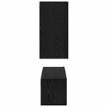 Casa si Gradina - Mobilier - Comode si corpuri - Comode - Set comoda TV cu raft Altele 4 pcs Stejar negru Mediu 60 x 30 x 30 cm - Infinity.ro