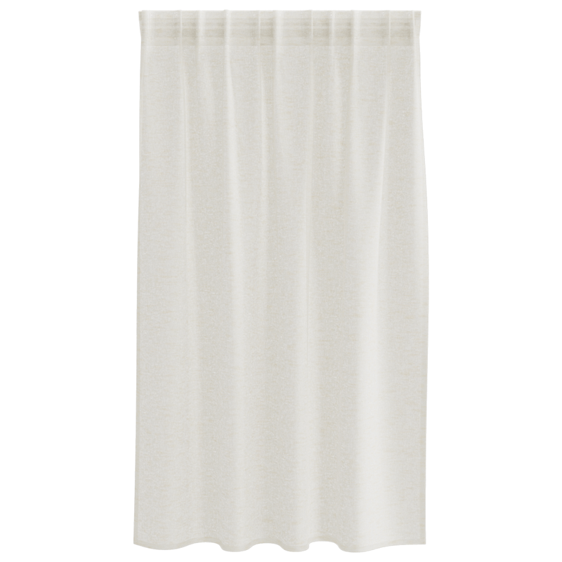 Casa si Gradina - Textile si covoare - Perdele si draperii - Perdele - Perdele cu perdele 2 pcs Crem 140 x 140 cm Poliester - Infinity.ro