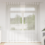 Casa si Gradina - Textile si covoare - Perdele si draperii - Perdele - Perdele cu perdele 2 pcs Crem 140 x 225 cm Poliester - Infinity.ro