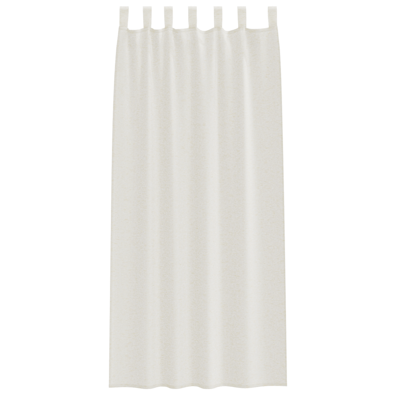 Casa si Gradina - Textile si covoare - Perdele si draperii - Perdele - Perdele cu perdele 2 pcs Crem 140 x 225 cm Poliester - Infinity.ro
