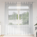 Casa si Gradina - Textile si covoare - Perdele si draperii - Perdele - Perdele cu perdele 2 pcs Gri inchis 140 x 260 cm Poliester - Infinity.ro