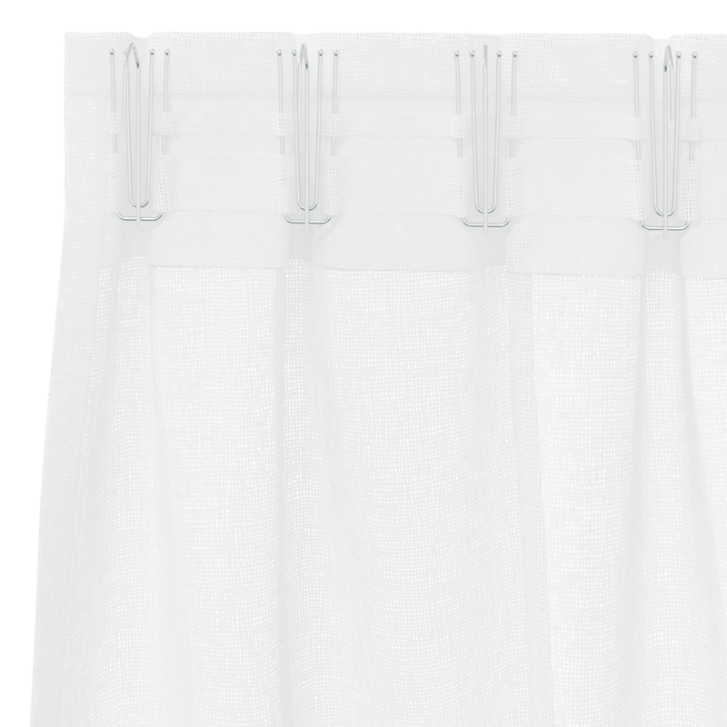 Casa si Gradina - Textile si covoare - Perdele si draperii - Perdele - Perdele cu perdele 2 pcs Alb 140 x 225 cm Poliester - Infinity.ro