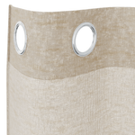Casa si Gradina - Textile si covoare - Perdele si draperii - Perdele - Perdele cu perdele 2 pcs Nisip 140 x 225 cm Poliester - Infinity.ro