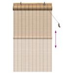 Casa si Gradina - Textile si covoare - Rulouri si jaluzele - Jaluzelele si umbrele pentru feronerie cu perdele Manual 100 x 160 cm - Infinity.ro