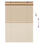 Casa si Gradina - Textile si covoare - Rulouri si jaluzele - Jaluzele si Rulouri pentru Fereastra Maro deschis 100 x 160 cm - Infinity.ro