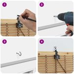 Casa si Gradina - Textile si covoare - Rulouri si jaluzele - Jaluzelele si umbrele pentru feronerie cu perdele Manual 120 x 160 cm - Infinity.ro