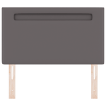 Casa si Gradina - Mobilier - Paturi si accesorii - Accesorii paturi - Tablie de pat design simplu gri 90 cm piele ecologica - Infinity.ro