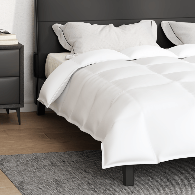 Casa si Gradina - Textile si covoare - Pături și cuverturi - Pături - Paturi si Duvete Alb 200 x 220 cm Jos - Infinity.ro